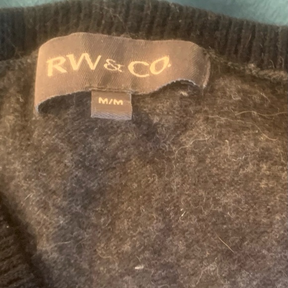 Blue and grey striped wool sweater! - Picture 7 of 11